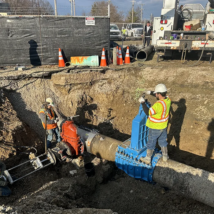 Valve insertions minimize service downtime